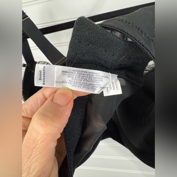 Cacique Lane Bryant Boost Balconette black and white bra. Full Figure size 40DDD - Picture 11 of 11